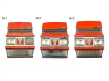 Radiator grille for Yanmar F-195, F-195D, F-215, F-215D, F-235, F-235D, F-255, F-255D Japanese compact tractors, used.