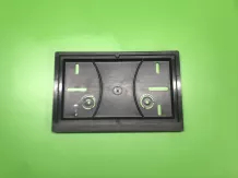 rendszámtábla tartó (műanyag, motor)