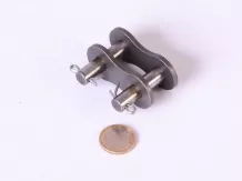 Rollenketten 20B-1 gerade Verbinder-Kettenauge Quattro Rullo (Patent) 1,1/4