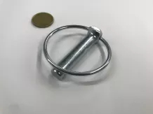 Sicherungsbolzen + Federring 12