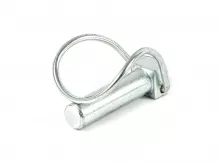 Sicherungsbolzen + halb-Federring 16