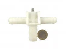 Spray nozzle body T polish (secured with screws)