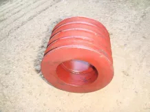 szárzúzó alkatrész, hajtott ékszíjtárcsa  DP