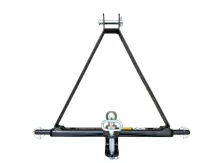 Triangle drawbar for compact tractors