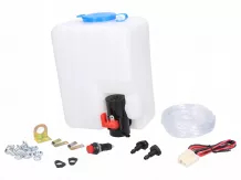 windscreen washer tank with pump