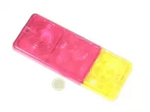Yellow-red lamp shade s (20.5 x8x1, 2 cm)