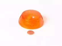 yellow round lamp shade (lamp combined)